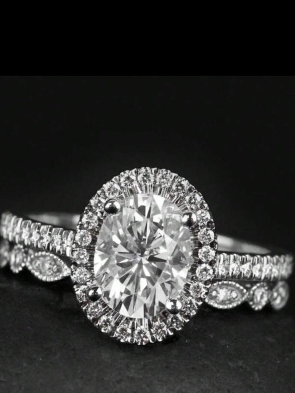 Silver ring set